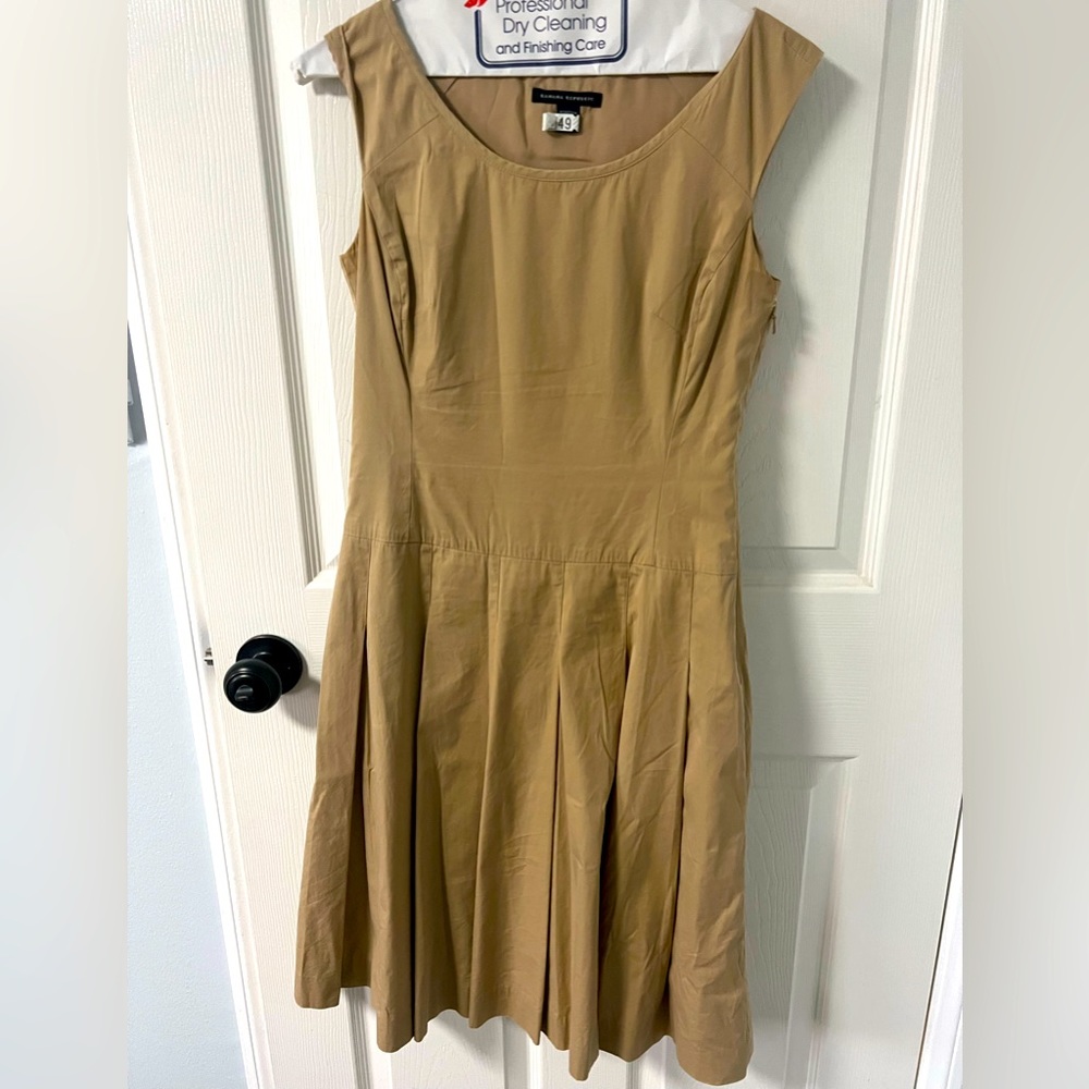 Banana Republic tan dress